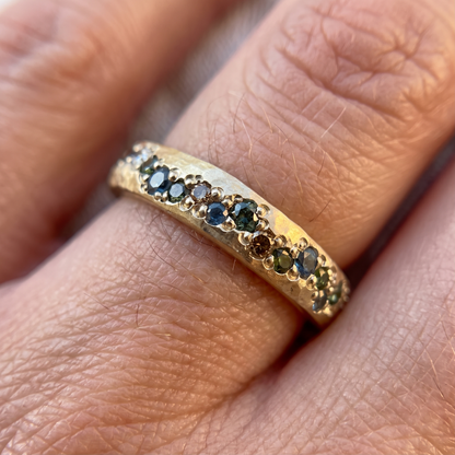 Gull Krystall Ring