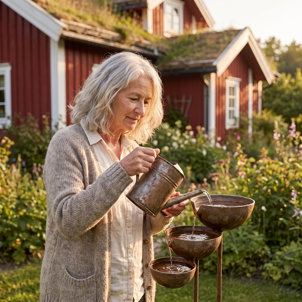 Wenche's Fuglebad i Bronse