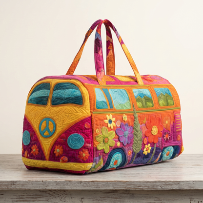 Hippie Bus Weekender — front view showing the full VW Microbus motif